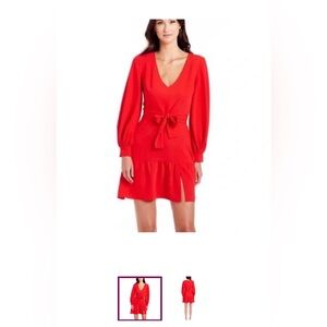 Amanda Uprichard Red Midi Dress